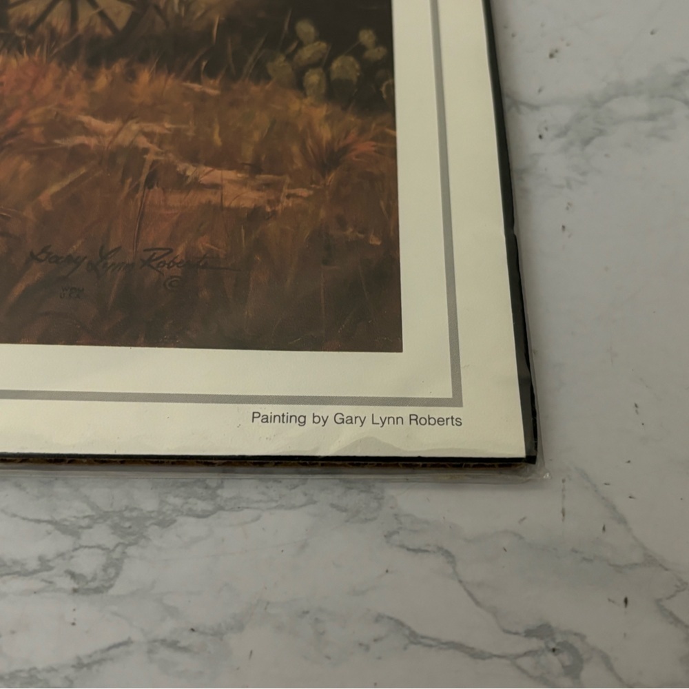 Reprint Painting By Gary Lynn Roberts 14x11 Afternoon Visit​​​ - Picture 4 of 5